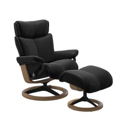 Stressless® Magic Signature lænestol & skammel – Paloma læder – billede 4