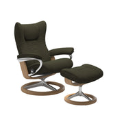 Stressless® Wing Signature lænestol & skammel – Calido stof – billede 1