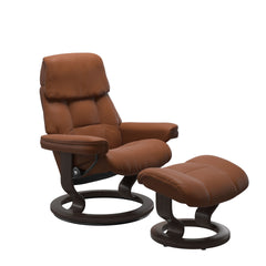 Stressless® Ruby Classic lænestol & skammel – Paloma læder – billede 1