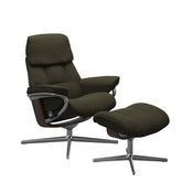 Stressless® Ruby Cross lænestol & skammel – Calido stof – billede 1