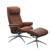 Stressless® Berlin Star lænestol med høj ryg & skammel – Paloma læder – billede 1