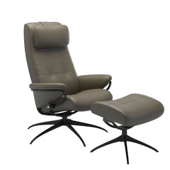 Stressless® Berlin Star lænestol med høj ryg & skammel – Velaro læder – billede 4