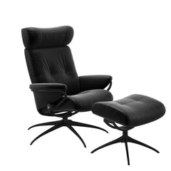Stressless® Berlin Star lænestol med nakkestøtte & skammel – Paloma læder – billede 4