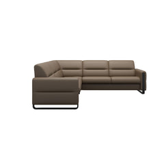 Stressless® Fiona hjørnesofa med træ, 2,5-personers – Velaro læder – billede 4