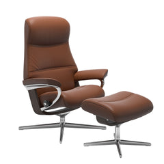 Stressless® Philip Cross lænestol & skammel – Paloma læder – billede 1