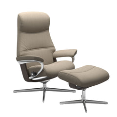 Stressless® Philip Cross lænestol & skammel – Calido stof – billede 3