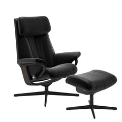 Stressless® Paul Cross lænestol & skammel – Paloma læder – billede 4