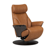 Stressless® Adam Power lænestol med indbygget fodskammel, Disc stel – Paloma læder – billede 1