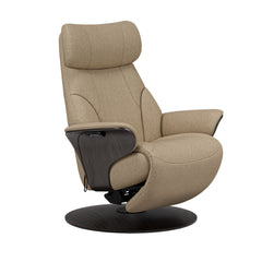 Stressless® Adam Power lænestol med indbygget fodskammel, Disc stel – Calido stof – billede 3