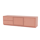 Montana OCTAVE VI TV-bord i Rhubarb med sokkel 3 cm