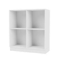 Montana SHOW reol 1112 i New White med sokkel 7 cm