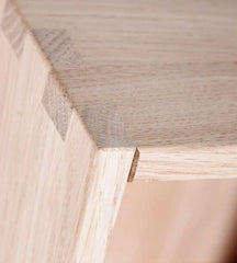 Square bogkasse - eg hvidolie