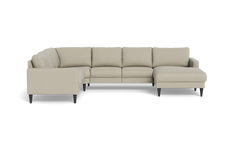 Stamford 2543 hjørnesofa med chaiselong - Idaho stof - Beige - Højrevendt