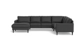 Stamford 2543 hjørnesofa med chaiselong - Oakland stof - Anthracite - Venstrevendt