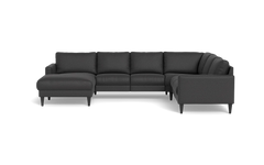 Stamford 2543 hjørnesofa med chaiselong - Oakland stof - Anthracite - Venstrevendt