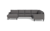 Stamford 2543 hjørnesofa med chaiselong - Brego stof - Anthracite - Venstrevendt