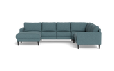Stamford 2543 hjørnesofa med chaiselong - Montana stof - Blue - Venstrevendt
