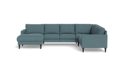 Stamford 2543 hjørnesofa med chaiselong - Montana stof - Blue - Venstrevendt