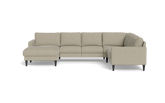 Stamford 2543 hjørnesofa med chaiselong - City stof - Beige - Venstrevendt