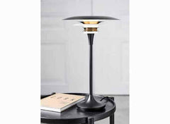 Diablo bordlampe Ø30 mat sort og messing