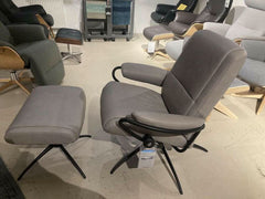 Stressless Paris lav stol & skammel - Udstillingsmodel