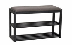 Confetti bænk med skohylde