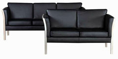 Rosenholm 3+2 pers. sofa i læder