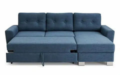 Als luksus 2 pers. sovesofa med chaiselong