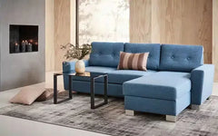 Als luksus 2 pers. sovesofa med chaiselong