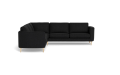 Symfoni 2018 hjørnesofa - armlæn 19 - Vila stof - Black