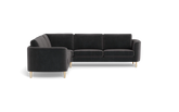 Symfoni 2018 hjørnesofa - armlæn 19 - Adore velour - Anthracite