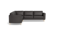 Symfoni 2018 hjørnesofa - armlæn 19 - Soleda læder - Dark Brown