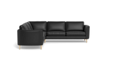 Symfoni 2018 hjørnesofa - armlæn 19 - Anilux læder - Black