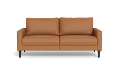 Stamford 2543 2,5 pers. sofa - Madras/skai læder - Cognac
