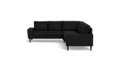 Stamford 2600 hjørnesofa - Vila stof - Black - Venstrevendt