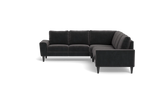 Stamford 2600 hjørnesofa - Adore velour - Anthracite - Venstrevendt