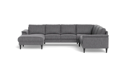 Stamford 2601 hjørnesofa med chaiselong - Fusion stof - Antracite - Venstrevendt