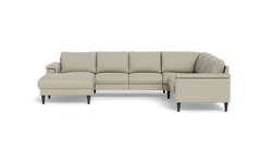 Stamford 2601 hjørnesofa med chaiselong - Idaho stof - Beige - Venstrevendt