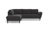Stamford 2613 sofa med open end - Lido stof - Antracit - Venstrevendt