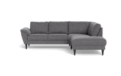 Stamford 2613 sofa med open end - Fusion stof - Antracite - Højrevendt