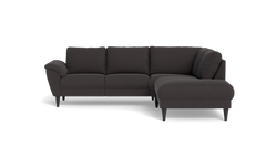 Stamford 2613 sofa med open end - Bloq stof - Antracite - Højrevendt