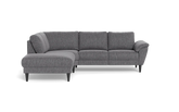 Stamford 2613 sofa med open end - Fusion stof - Antracite - Venstrevendt
