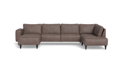 Solution 2701 sofa med chaiselong og open end - Kentucky stof - Antracite - Venstrevendt