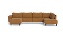 Solution 2701 sofa med chaiselong og open end - Chronotex stof - Cinnamon - Venstrevendt