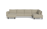 Solution 2701 sofa med chaiselong og open end - City stof - Beige - Venstrevendt
