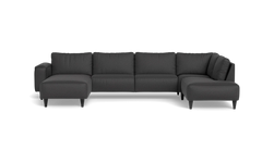 Solution 2701 sofa med chaiselong og open end - Oakland stof - Anthracite - Venstrevendt