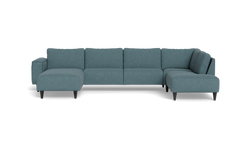 Solution 2701 sofa med chaiselong og open end - Montana stof - Blue - Venstrevendt