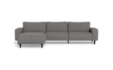 Solution 2701 sofa med chaiselong - Rebel stof - Anthracite - Venstrevendt