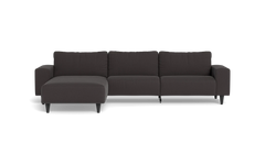 Solution 2701 sofa med chaiselong - Bloq stof - Antracite - Venstrevendt