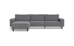 Solution 2701 sofa med chaiselong - Fusion stof - Antracite - Venstrevendt